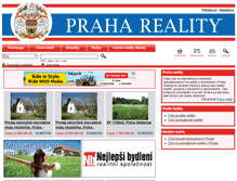 Tablet Screenshot of praha-reality.info